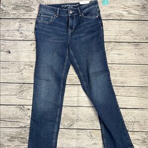 Maurices Dark Blue Skinny Jeans short